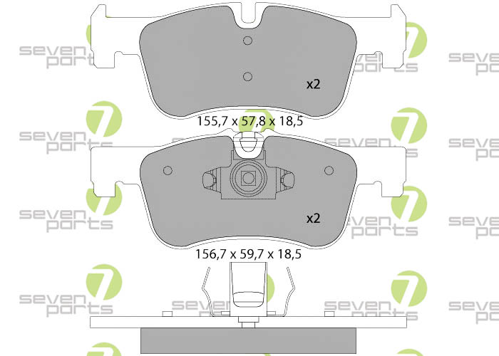 Bremsbeläge für BMW SERIE1(F20,F21)114D12 BMW SERIE1(F20,F21)114I