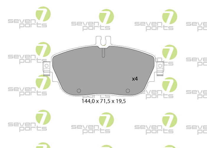 Bremsbeläge für MERCEDES A-KLASSE(W176)2012 MERCEDES B-KLASSE(246)201