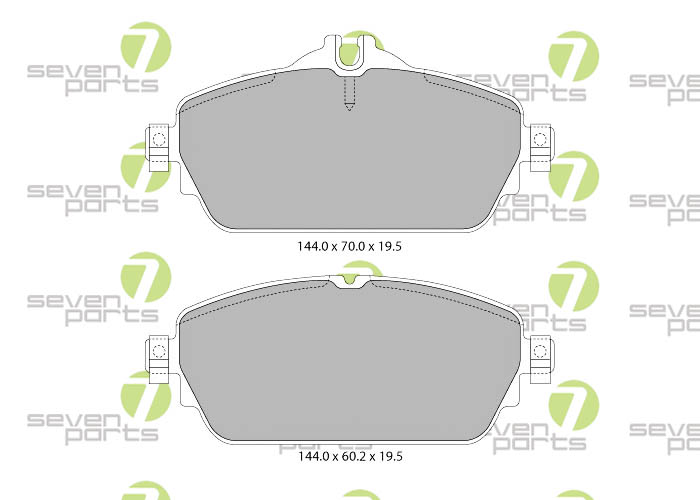 Bremsbeläge für AUDI A7SPORTBACK (4GA,4GF)2015 MERCEDES C-KLASSE(C205)20
