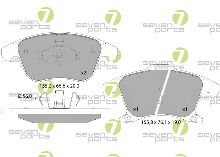 Bremsbeläge für FORD GALAXIIV(CDR)2015 FORD MONDEOV2014