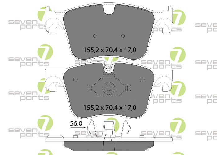 Bremsbeläge für CITROEN C4GRANDPICASSOII09/13- CITROEN C4PICASSOII02/1