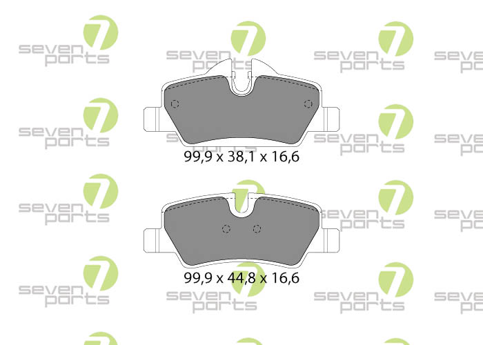 Bremsbeläge für MINI (F55)09/13- MINI (F56)04/13-