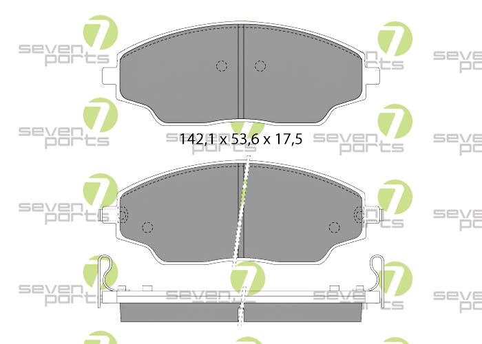 Bremsbeläge für CHEVROLET AVEO(T300)03/11-