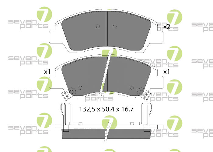 Bremsbeläge für HYUNDAI I10(BA,IA)08/13-