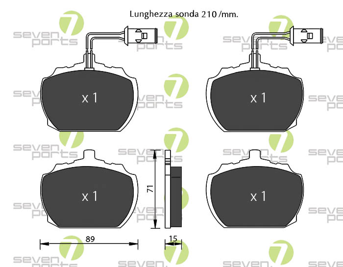 Bremsbeläge für SUBARU BRZ06/12- SUBARU FORESTER(SJ)03/13-