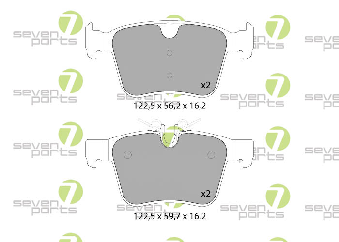 Bremsbeläge für JAGUARF-PACE(X761)09/15 JAGUARXE(JA_),XF(JB_)03/15